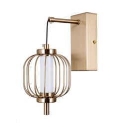 Luminosa Lighting Luminosa Pedro Round Wall Lamp Gold 3000K Warm White - thumbnail 1