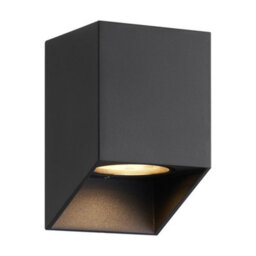 Nordlux Nico Outdoor Aluminium Wall Light Weatherproof Black,mains - thumbnail 1
