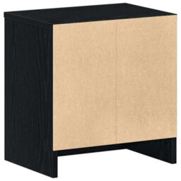 Berkfield Bedside Cabinets 2 Pcs With Drawer Black 39X28X41 Cm - thumbnail 8