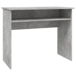 Berkfield Desk Concrete Grey 90X50X74 Cm Engineered Wood - thumbnail 2