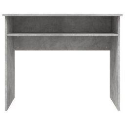 Berkfield Desk Concrete Grey 90X50X74 Cm Engineered Wood - thumbnail 4