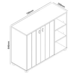 Gfw Bideford Shoe Cabinet Warm Grey Oak - thumbnail 7