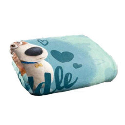 The Secret Life Of Pets Cuddle Addict Silky Soft Touch Blanket Multicoloured (One Size) - thumbnail 3