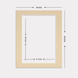 Ak Frames 20X16 Ivory Picture Mounts To Fit A3 Aperture Size - Mount Board Only (No Frame Included) - thumbnail 3