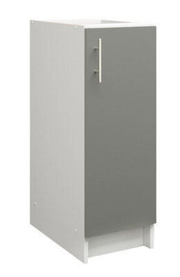 Jd Greta Kitchen Base Unit 300mm Storage Cabinet With Door Shelf 30Cm - Grey Matt - image 1