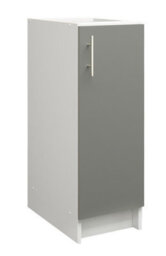 Jd Greta Kitchen Base Unit 300mm Storage Cabinet With Door Shelf 30Cm - Grey Matt
