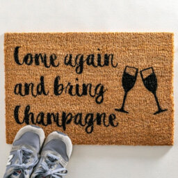 Artsy Doormats Bring Champagne Doormat - Regular 60X40Cm - thumbnail 2