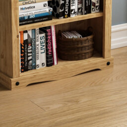 Lassic Vida Designs Corona Solid Pine Low Bookcase Freestanding Shelving Unit (H)1070mm (W)750mm (D)290mm - thumbnail 6