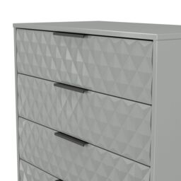 Anzio Matt Dusk Grey 5 Drawer Chest (H)1067mm (W)765mm (D)395mm - thumbnail 5