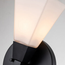 Luminosa Lighting Luminosa Bowtie Bathroom Wall Lamp, Matte Black Ip44 - thumbnail 3