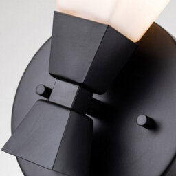Luminosa Lighting Luminosa Bowtie Bathroom Wall Lamp, Matte Black Ip44 - thumbnail 4
