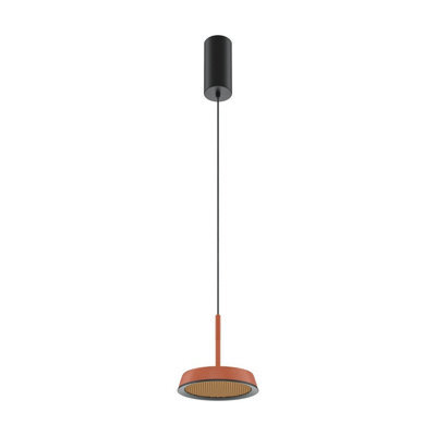 Luminosa Lighting Luminosa El Modern Pendant Ceiling Light Black 3000K 700Lm Colorful Shade - image 1