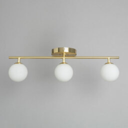 Litecraft Eloise 3 Light Satin Brass Bathroom Spotlight Bar - thumbnail 4