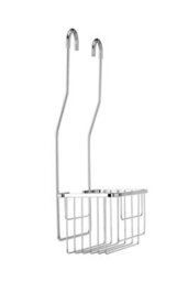 Croydex Rust Free Shower Mixer Basket Caddy Hook Over Bathroom Chrome Plated - thumbnail 4