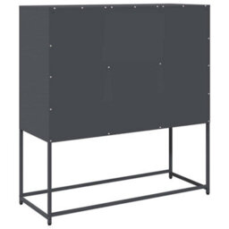 Berkfield Sideboard Anthracite 100.5X39X107 Cm Cold-Rolled Steel - thumbnail 8