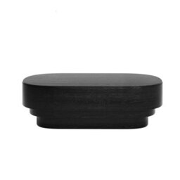 Wyld Haus Mayfair Black Wooden Oval Coffee Table 1000 X 300 mm - thumbnail 2
