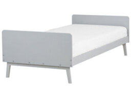 Wyld And Coco Single Bed Frame Grey Pine 90 X 200 Cm, Slatted Base, Modern Scandinavian Bedroom - thumbnail 3
