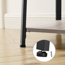 Songmics Vasagle Three Tier Coat Rack With Shelf, Industrial Cloakroom Stand, Hook And Rail Storage, Greige And Black - thumbnail 5