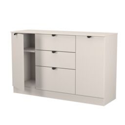 Varese Ready Assembled Matt Kashmir 3 Drawer Sideboard (H)785mm (W)1254mm (D)400mm - thumbnail 7