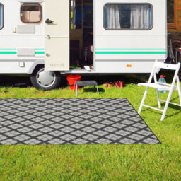 Homeart Outdoor Rugs Easy Cleaning Area Rugs For Balcony,garden,picnic,uv Weather Resistant D.anthracite Cream, 140 X 200 Cm - thumbnail 3
