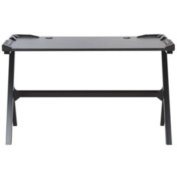 Beliani Gaming Desk Danvers Black 120 Cm 60 Cm Rgb Led - thumbnail 6
