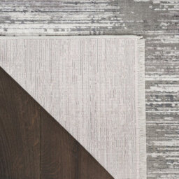 Grey White Modern Abstract Easy To Clean Living Room Bedroom & Dining Room Rug-300Cm X 396Cm - thumbnail 8
