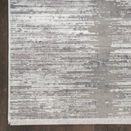 Grey White Modern Abstract Easy To Clean Living Room Bedroom & Dining Room Rug-300Cm X 396Cm - thumbnail 5