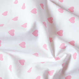 Homescapes Cotton Pink Heart Decorative Sofa Throw - thumbnail 4
