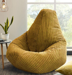 Beautiful Beanbags Xxl Mega Highback Jumbo Cord Beanbag - thumbnail 1