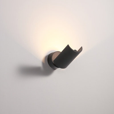 Ultra Beam Lighting Ultrabeam Black Indoor Led Wall Uplighter 3 Watt Led 300 Lumen - image 1