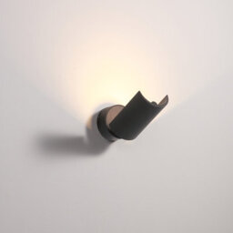 Ultra Beam Lighting Ultrabeam Black Indoor Led Wall Uplighter 3 Watt Led 300 Lumen - thumbnail 1