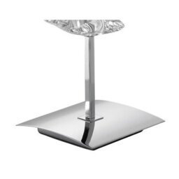 Luminosa Lighting Luminosa Akira Table Lamp 2 Light E27, Polished Chrome With Cream Shade - thumbnail 4