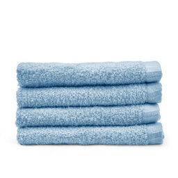 Catherine Lansfield Quick Dry Plain 30X30 Cm Face Cloth 4 Pack Blue - thumbnail 3