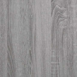 Berkfield Industrial Side Table With Wheels Grey Sonoma 50X35X55.5Cm Engineered Wood - thumbnail 9