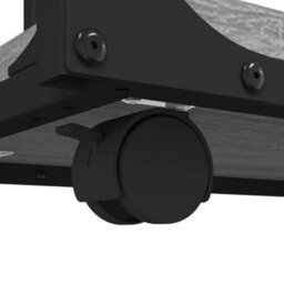 Berkfield Industrial Side Table With Wheels Grey Sonoma 50X35X55.5Cm Engineered Wood - thumbnail 8
