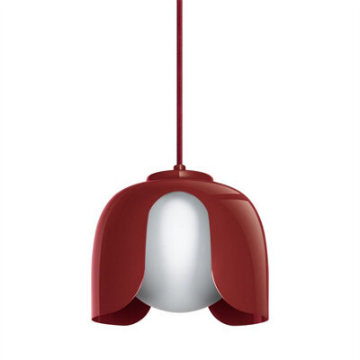 Osram Decor Corolle Pendant Ceiling Light E27 Red - image 1