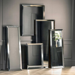 Agenzia 14 Large Venetian Art Deco Glass Framed Wall Mirror 112Cm X 86Cm - thumbnail 4