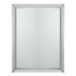 Agenzia 14 Large Venetian Art Deco Glass Framed Wall Mirror 112Cm X 86Cm - thumbnail 6