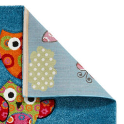Blue Kids Modern Easy To Clean Animal Graphics Pictorial Rug For Dining Room-80Cm X 150Cm - thumbnail 6