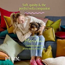 furn. Furn Meridian Plain Velvet Piped Polyester Filled Cushion, Burgundy/slipper, 45 X 45Cm - thumbnail 7