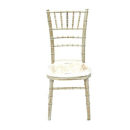 Limewash Chiavari Wedding Chairs With A Removable Ivory Seat - thumbnail 4