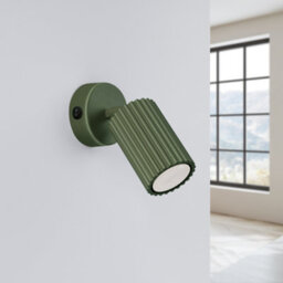 Sollux Lighting Karbon Aluminum Olive Green 1 Lights Minimalist Wall Light - thumbnail 2