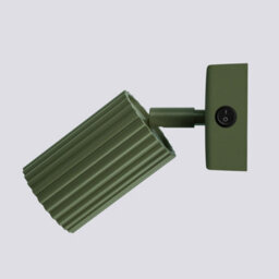 Sollux Lighting Karbon Aluminum Olive Green 1 Lights Minimalist Wall Light - thumbnail 4