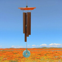 Woodstock Outdoor Turquoise Garden Wind Chime - thumbnail 2