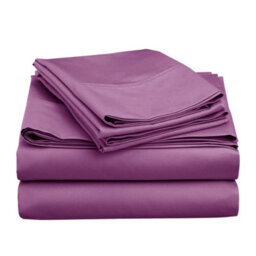 Ameha Plain 3-Piece Duvet Purple Quilt Cover Breathable Microfiber Reversible King Set With Pillowcase 230 X 220 Cm - thumbnail 7