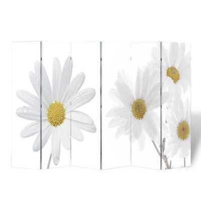 Vidaxl Folding Room Divider 217X170 Cm Flower Room Dividers - image 1