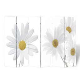 Vidaxl Folding Room Divider 217X170 Cm Flower Room Dividers - thumbnail 1