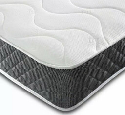 "Wilson Beds Limited Wilson Beds - 3Ft Single Superior Depth 9"" Quilted Hybrid Spring Mattress With A Layer Of Memory Foam And A Black Border" - thumbnail 1