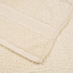 Berkfield 6 Piece Towel Set Cream 360 Gsm 100% Cotton - thumbnail 5