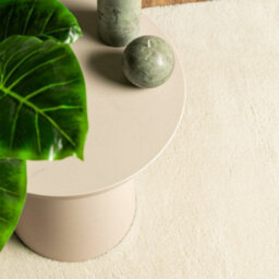 Walplus Rug Huarte Short Pile Soft And Washable Cream 160X160 Cm - thumbnail 7